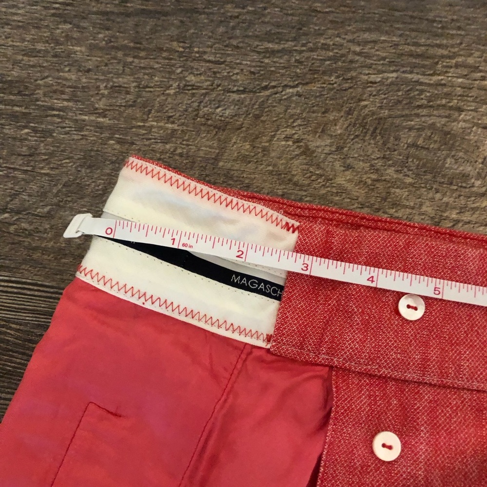 Magaschoni Red skirt no size but added measurements EUC - Picture 10 of 10